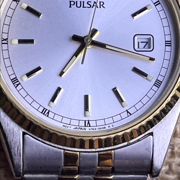 1998 Mens Pulsar by Seiko V744-0A20 President Watch **READ*** - Picture 4 of 6